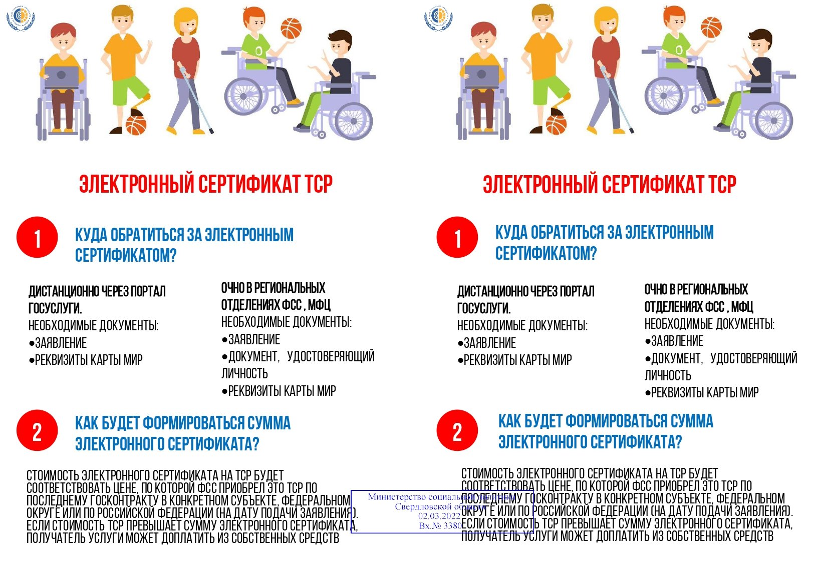 Карта мир и сертификат фсс кому положена